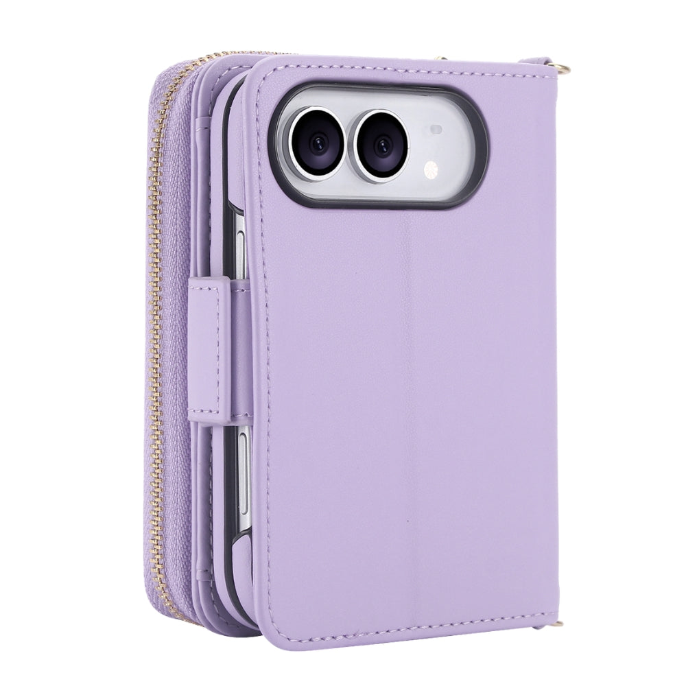 Acceptus Quilted Leather Wallet Case For iPhone 15-18
