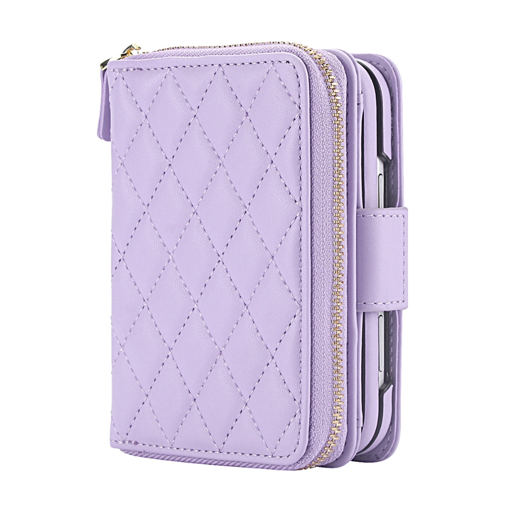 Acceptus Quilted Leather Wallet Case For iPhone 15-18
