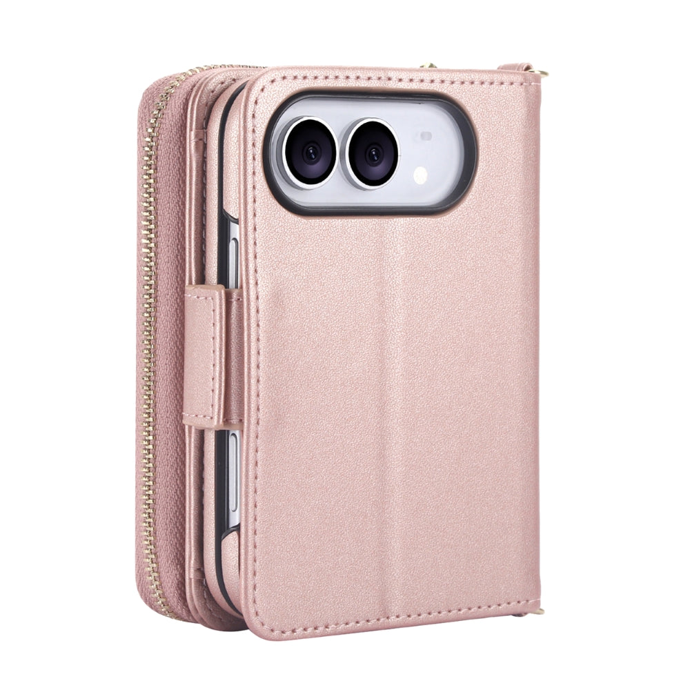 Acceptus Quilted Leather Wallet Case For iPhone 15-18