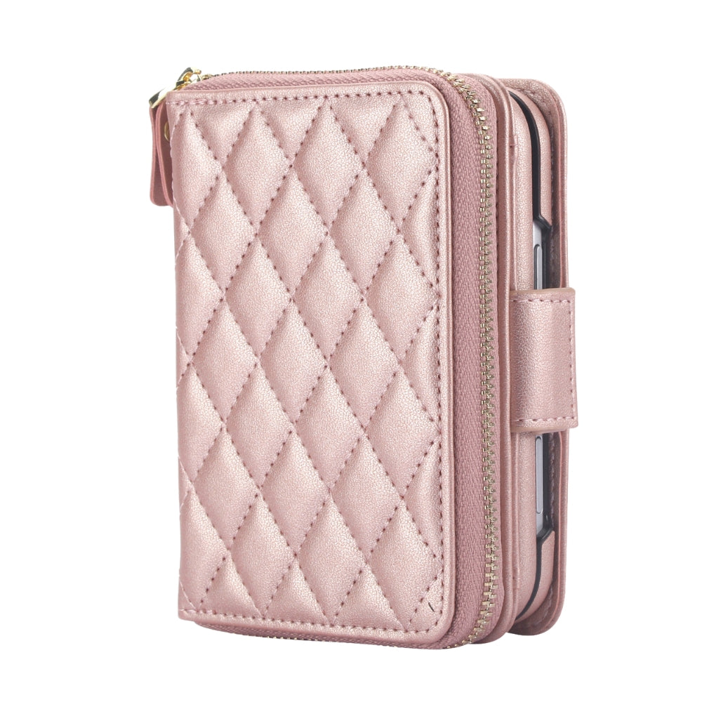 Acceptus Quilted Leather Wallet Case For iPhone 15-18