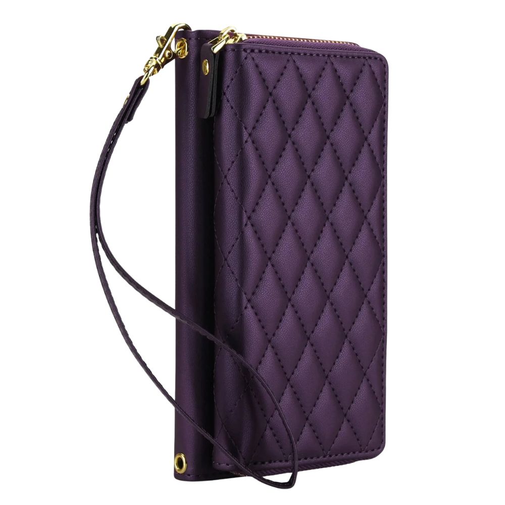 Aestus Quilted Leather Wallet Case for Galaxy A Series - Astra Cases