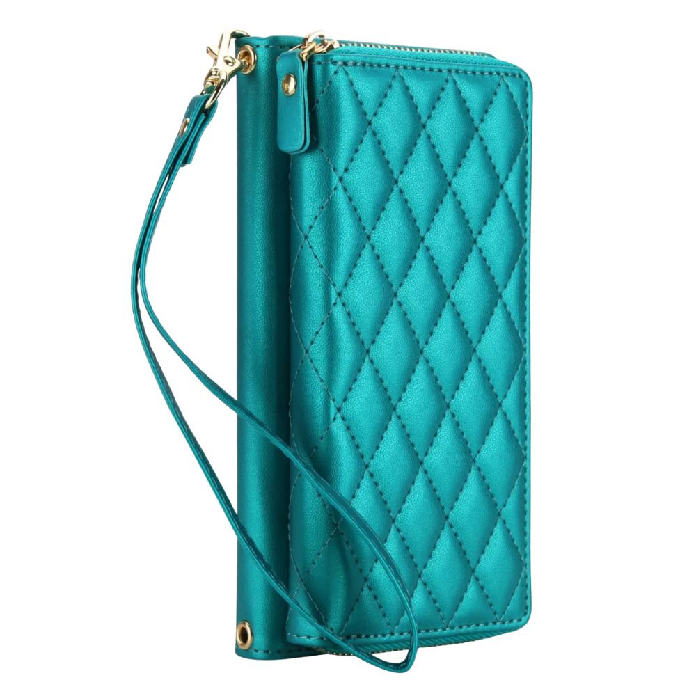 Aestus Quilted Leather Wallet Case for Galaxy A Series - Astra Cases
