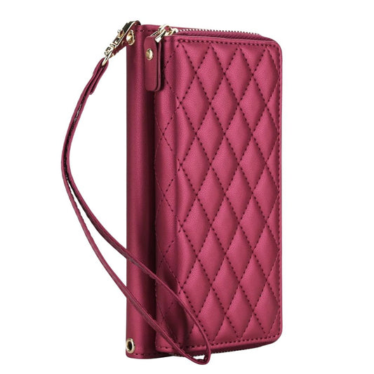 Aestus Quilted Leather Wallet Case for Galaxy A Series - Astra Cases