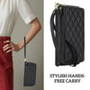 Aeternus Quilted Leather Wallet Case for Galaxy Z Fold - Astra Cases