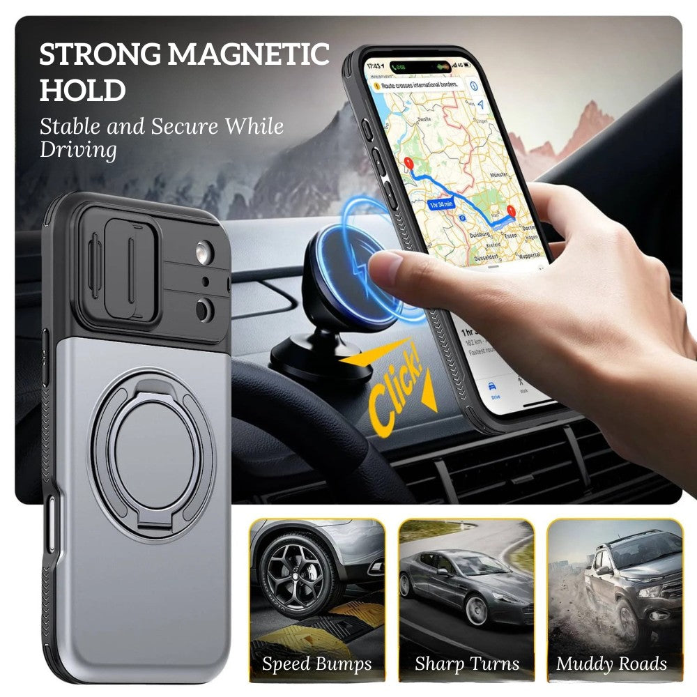 Aurum Shockproof iPhone Case With Kickstand - Astra Cases