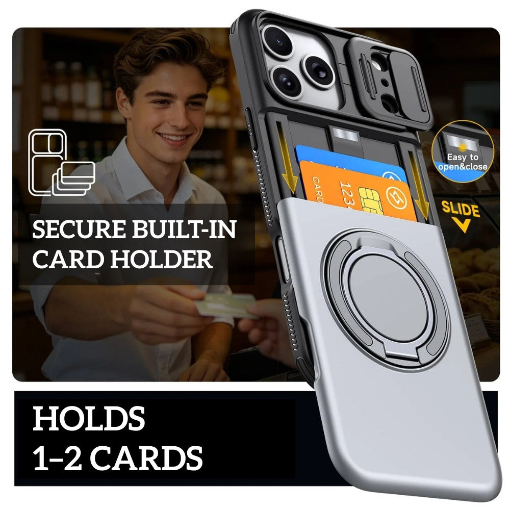 Aurum Shockproof iPhone Case With Kickstand - Astra Cases