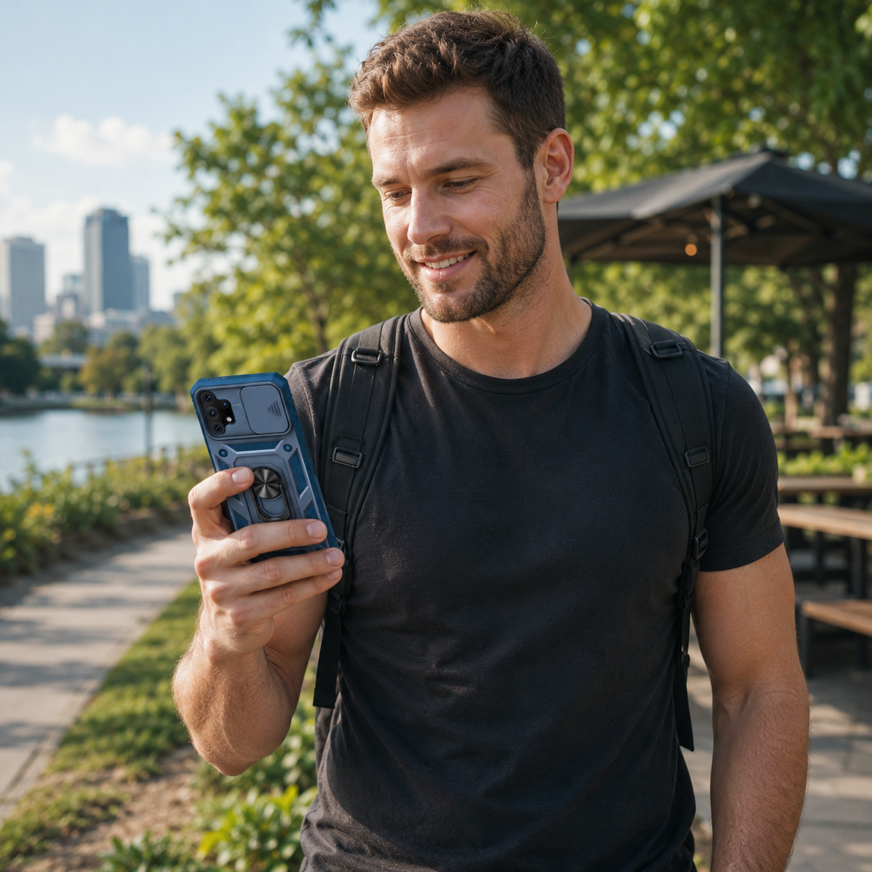 Bravo Shockproof Case For Galaxy S Series With Kickstand