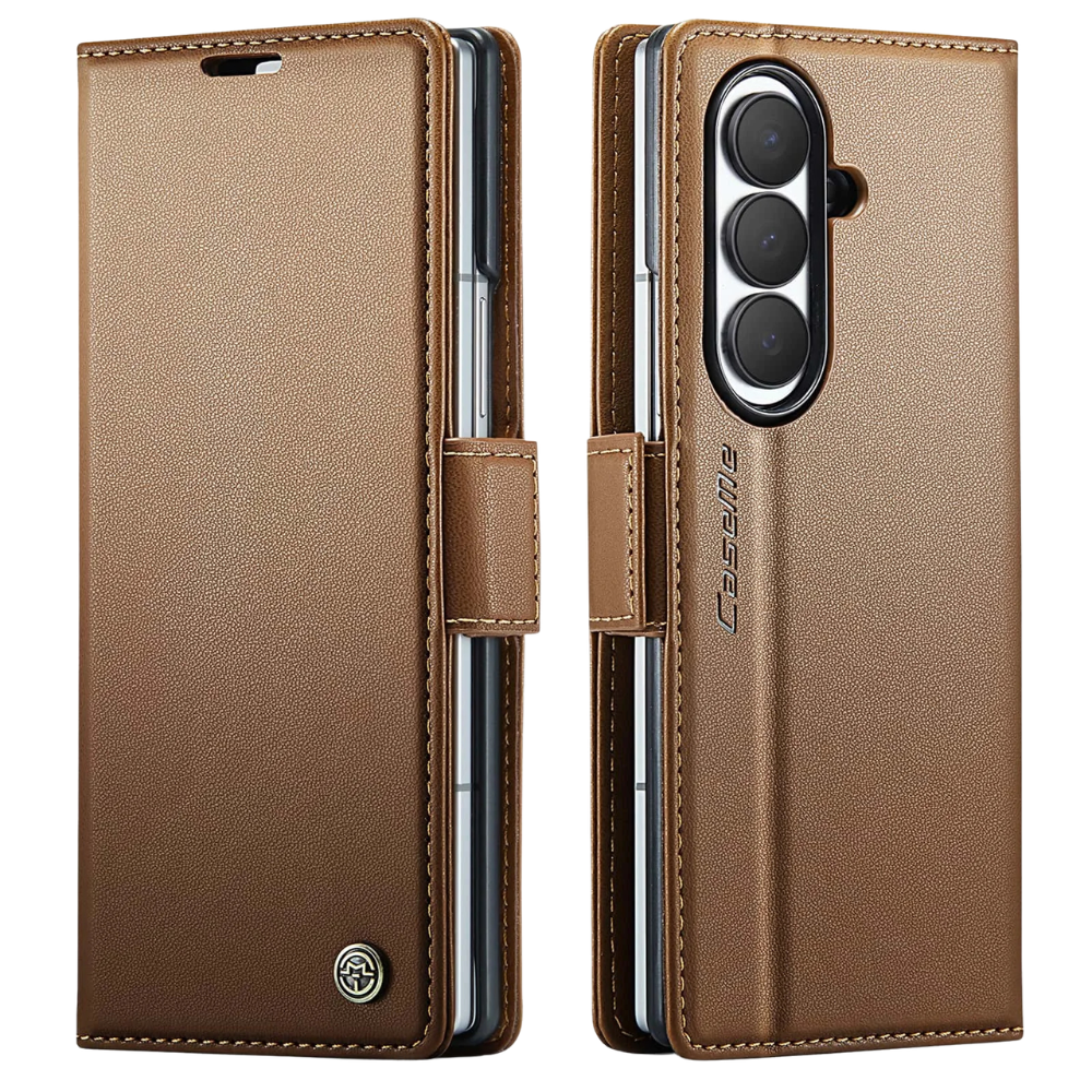 Concero Premium Leather Wallet Case for Galaxy Z Fold With Card Slot