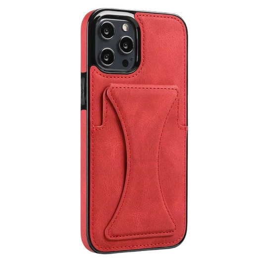 Amare Leather iPhone Case For Series 14-17 With Card Holder