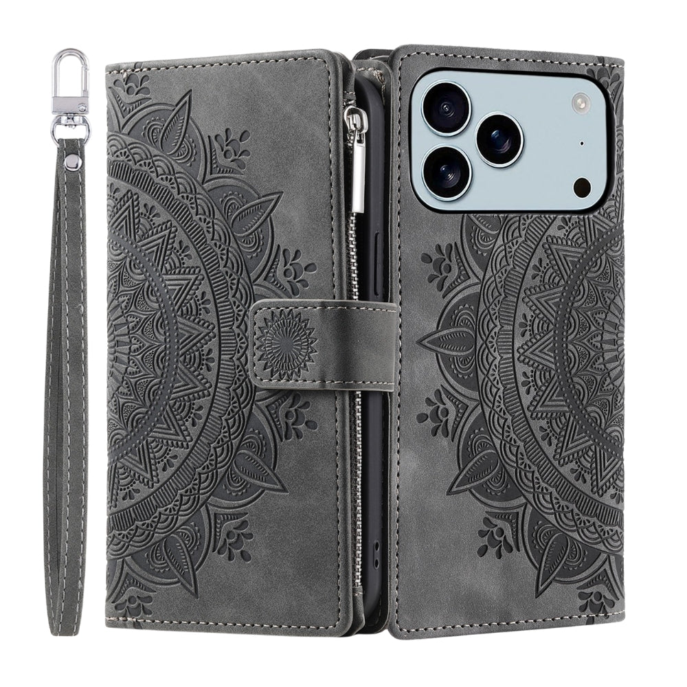 Denuo Magnetic Leather Wallet iPhone Case With Straps