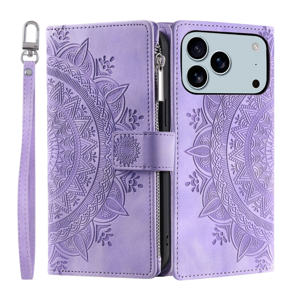 Denuo Magnetic Leather Wallet iPhone Case With Straps