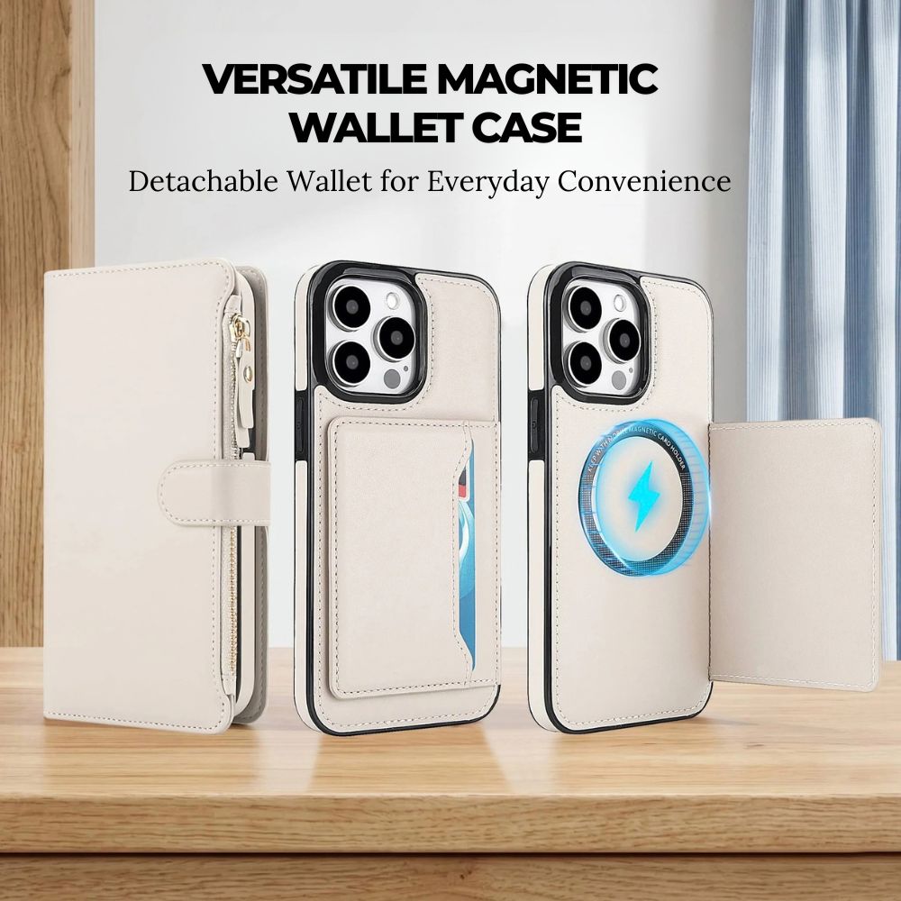 Detineo RFID Magnetic Detachable Wallet iPhone Case