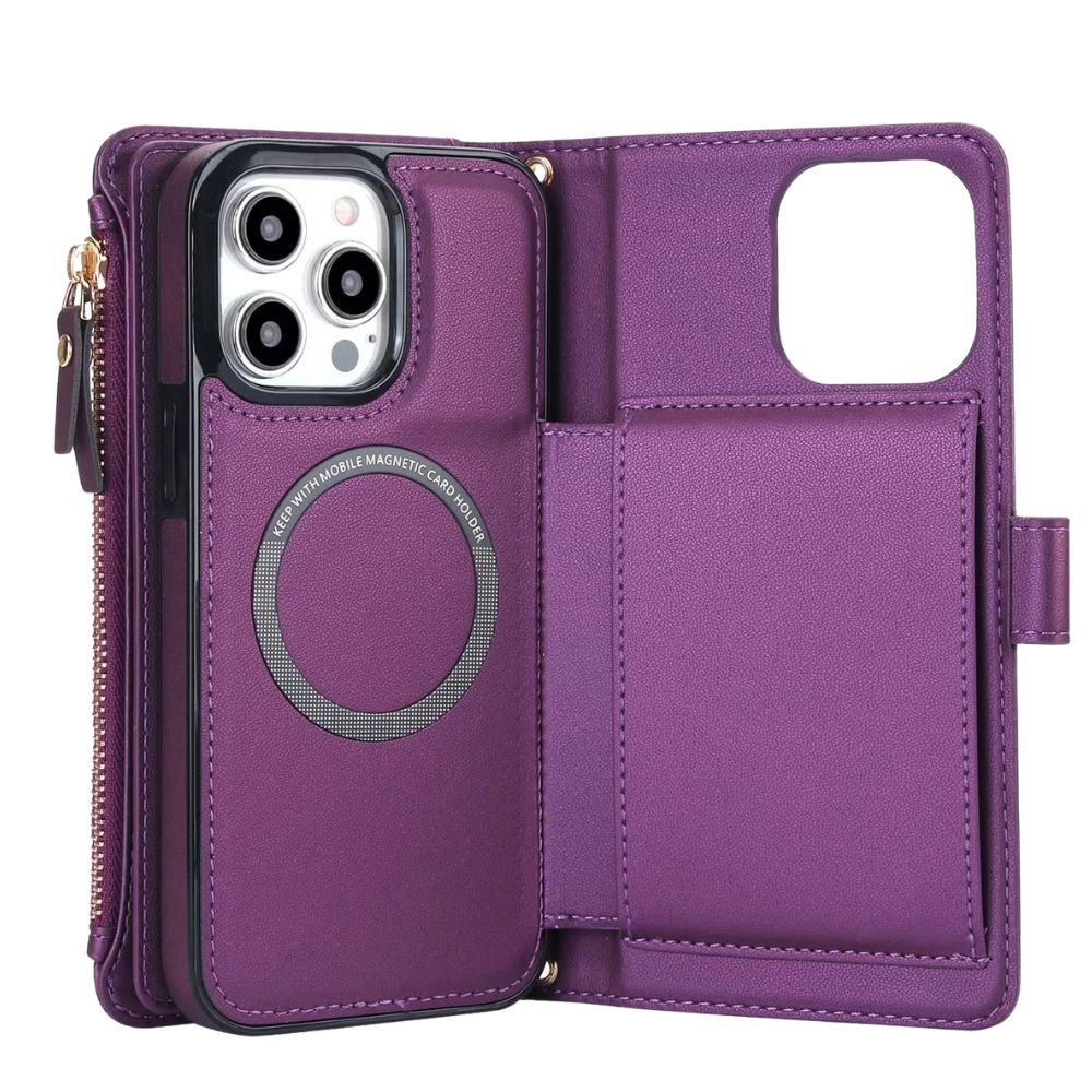 Detineo RFID Magnetic Detachable Wallet iPhone Case
