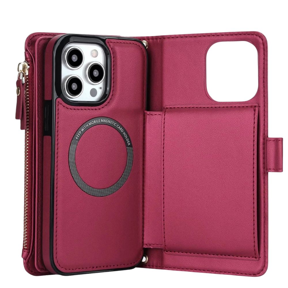 Detineo RFID Magnetic Detachable Wallet iPhone Case