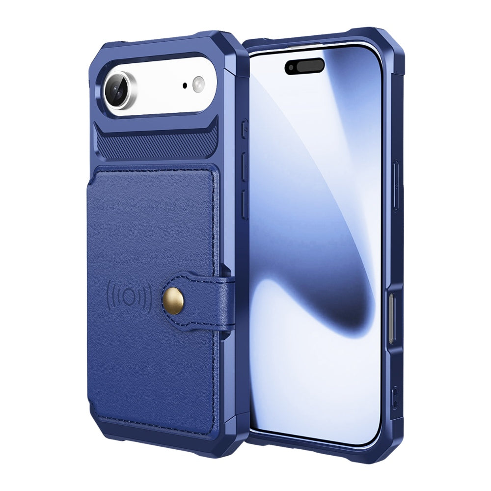 Echo Luxury Leather Wallet Case For iPhone Series 14-17
