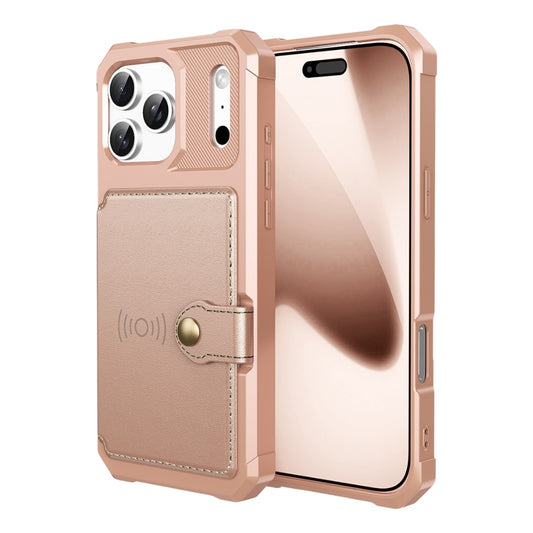 Echo Luxury Leather Wallet Case For iPhone Series 14-17