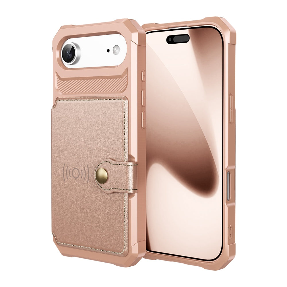 Echo Luxury Leather Wallet Case For iPhone Series 14-17