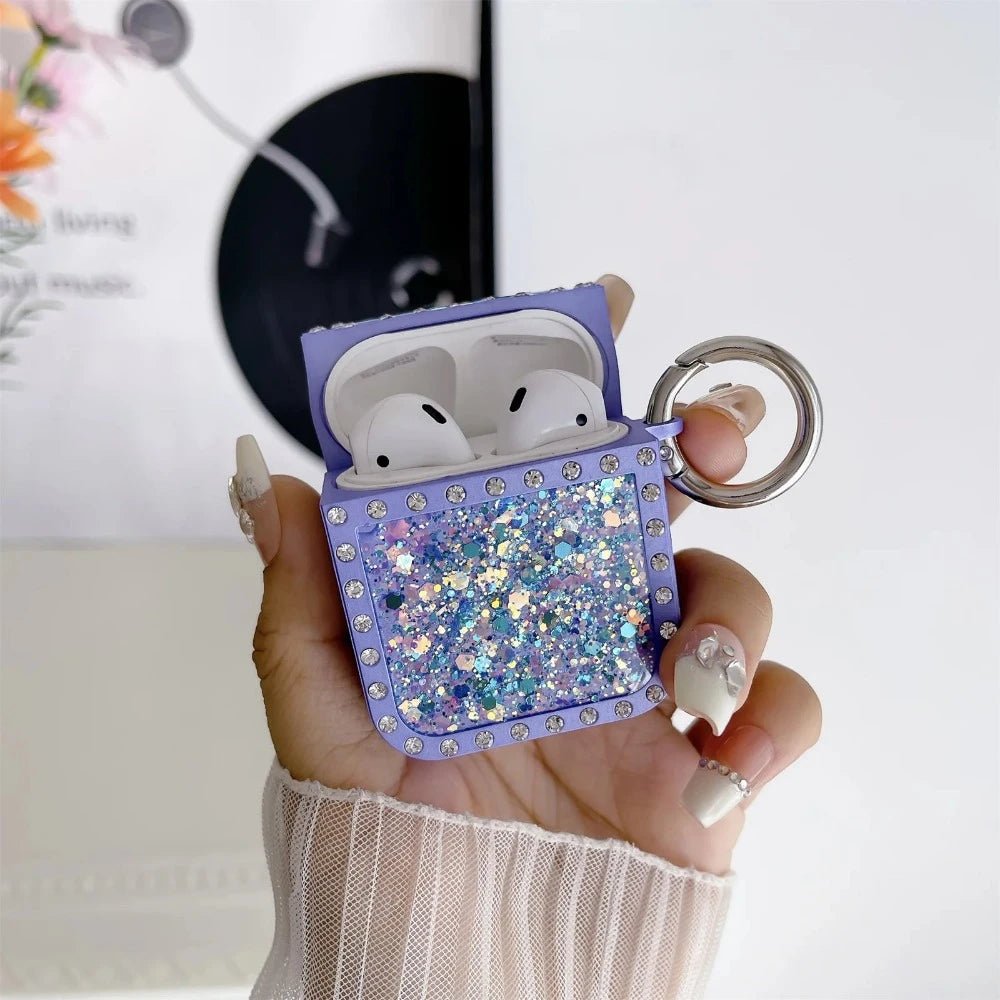 Emoveo Glitter Rhinestone AirPods Case