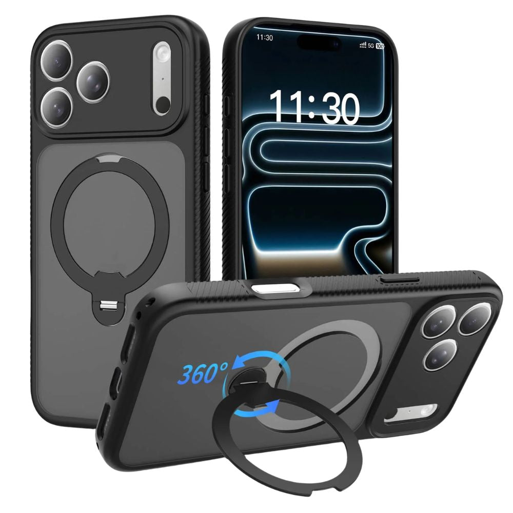 Feteo Slim Shockproof iPhone Case With Ring Holder - Astra Cases