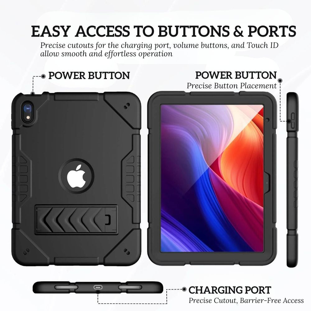 Ferrox Heavy Duty iPad Case With Kickstand - Astra Cases