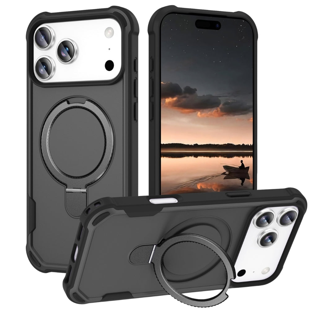 Fruor Slim Shockproof MagSafe iPhone Case With Ring Holder