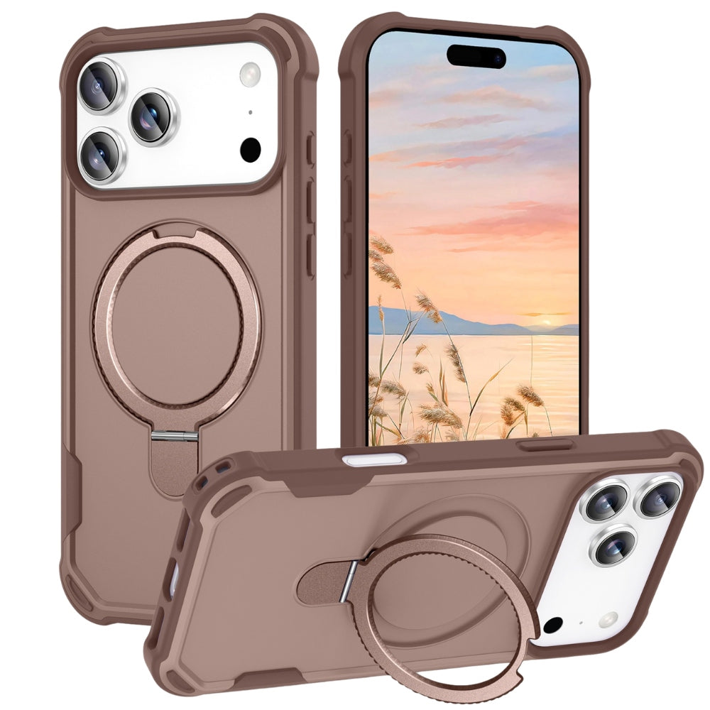 Fruor Slim Shockproof MagSafe iPhone Case With Ring Holder