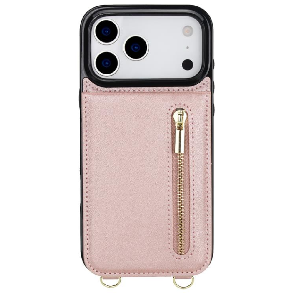 Nitida Crossbody Leather Case With Stand For iPhone 14-17 Series