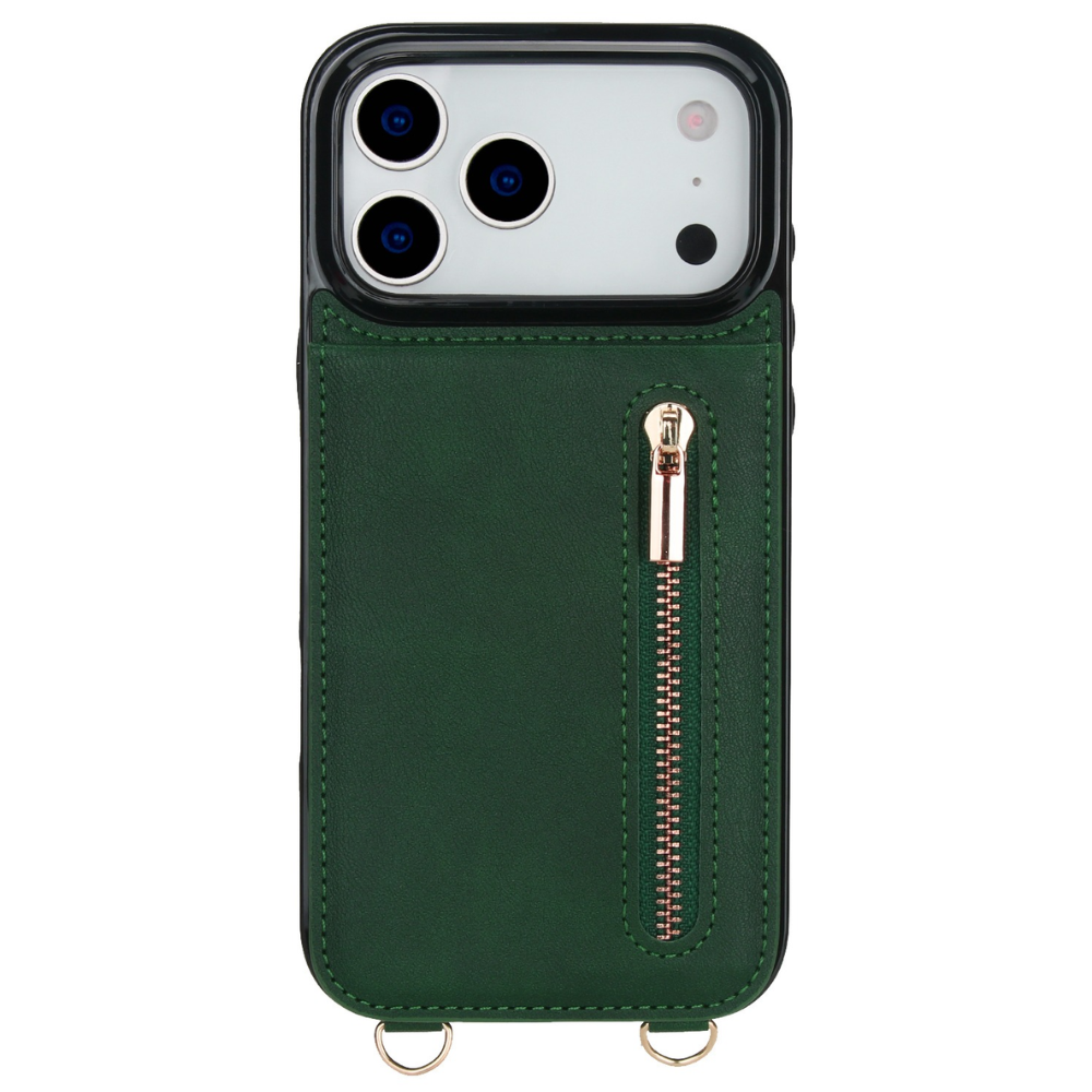 Nitida Crossbody Leather Case With Stand For iPhone 14-17 Series