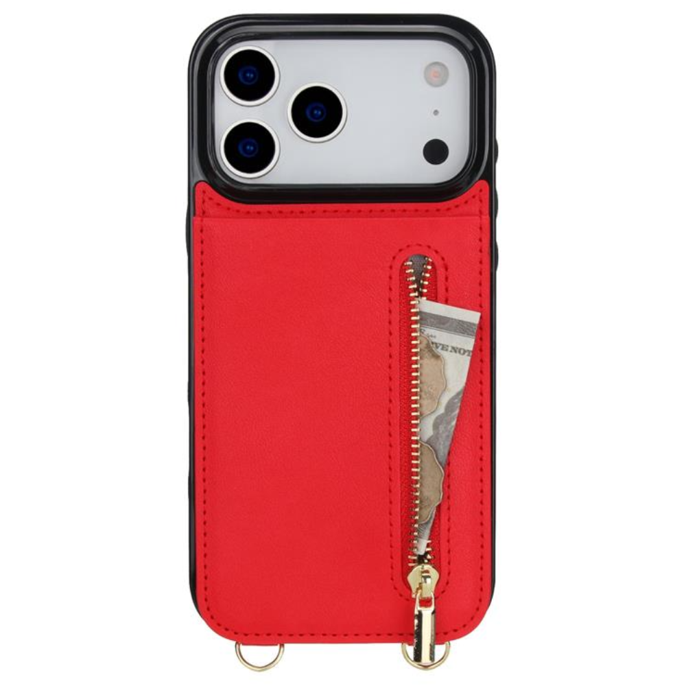 Nitida Crossbody Leather Case With Stand For iPhone 14-17 Series
