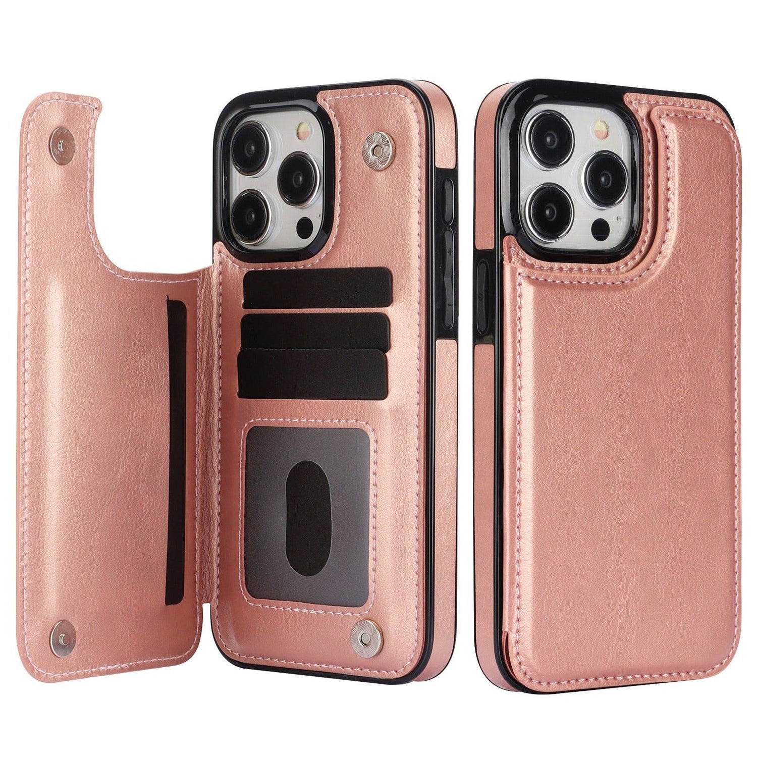 Vistor Leather Flip Wallet Case For iPhone 14 and 15 Series - Astra Cases SG