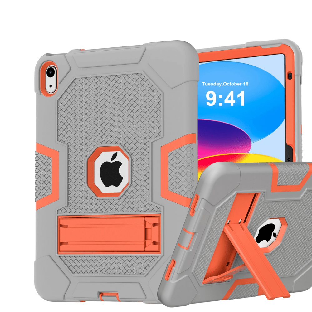 Inflexio Heavy Duty Rugged iPad Case With Built-in Kickstand