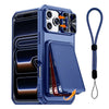 Invictor Slim Shockproof iPhone Case With Card Holder - Astra Cases
