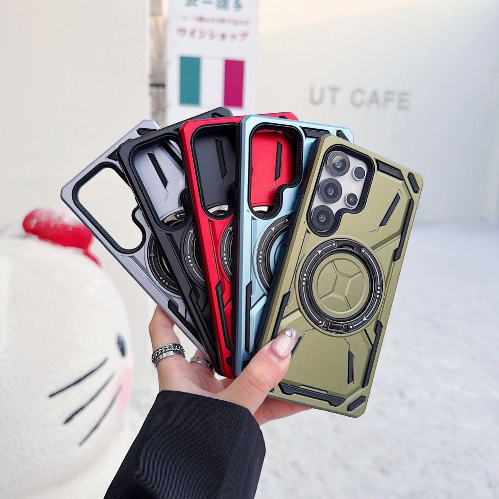Leonis Shockproof Galaxy Case With Kickstand