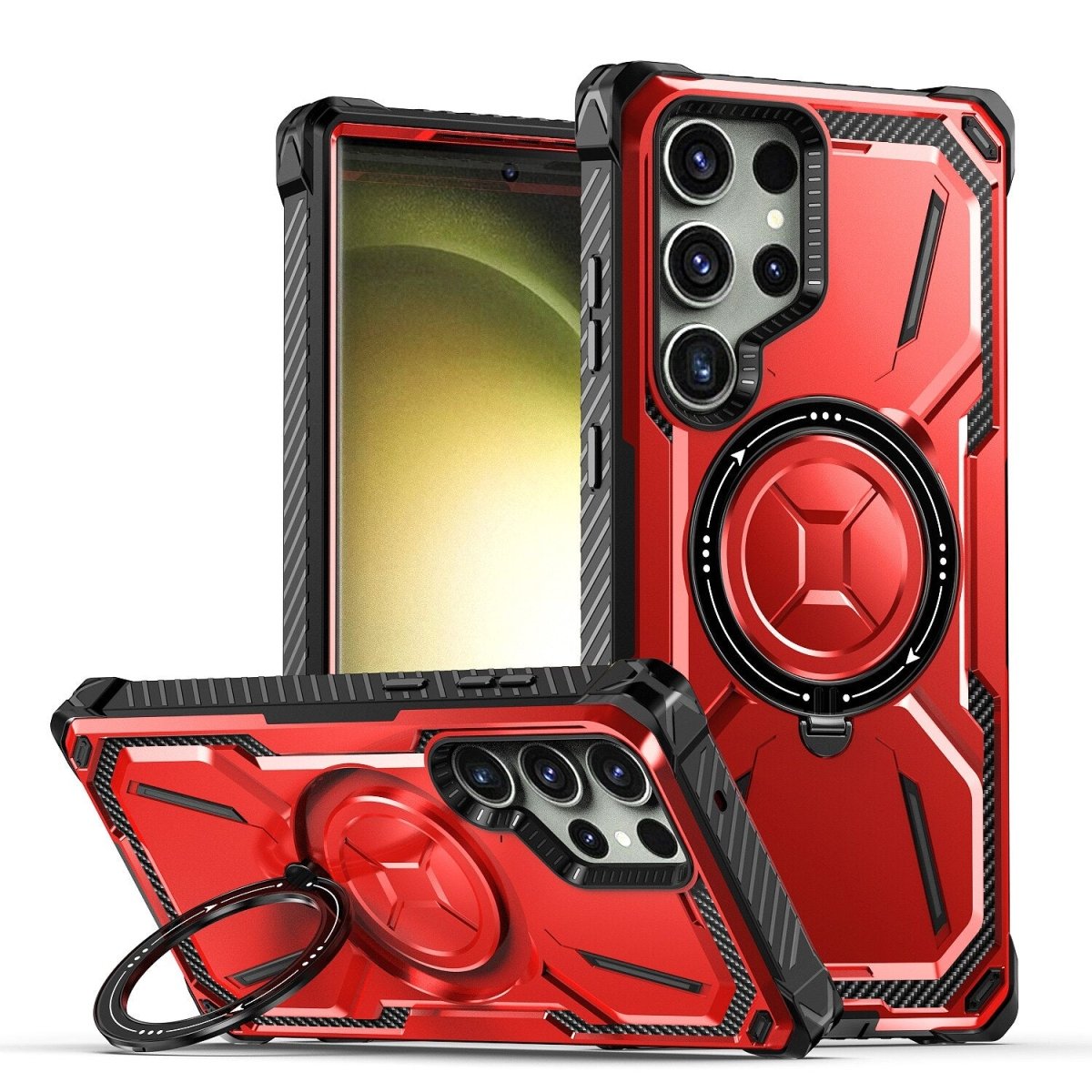 Leonis Shockproof Galaxy Case With Kickstand