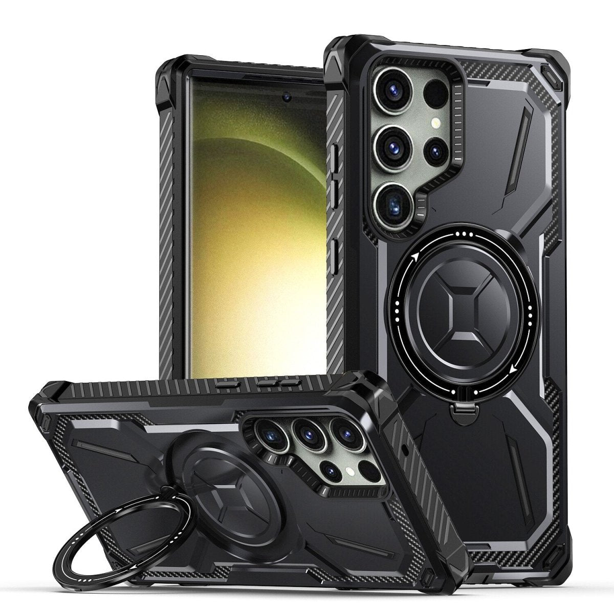 Leonis Shockproof Galaxy Case With Kickstand