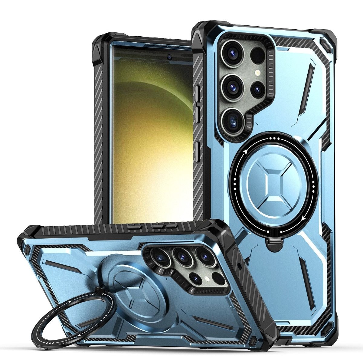 Leonis Shockproof Galaxy Case With Kickstand