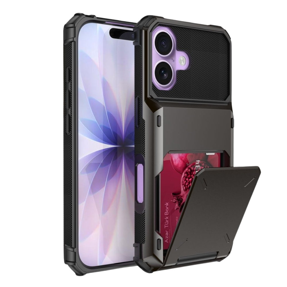 Orbit Shockproof iPhone Wallet Case For 14-17 Series