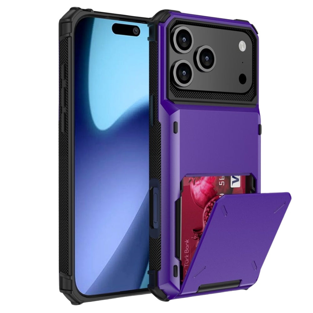 Orbit Shockproof iPhone Wallet Case For 14-17 Series