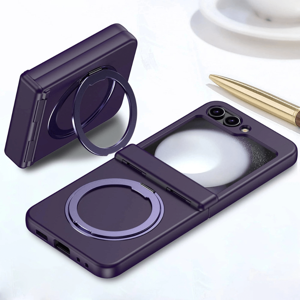 Parco Shockproof Protective Case For Galaxy Z Flip 6 With Foldable Kickstand