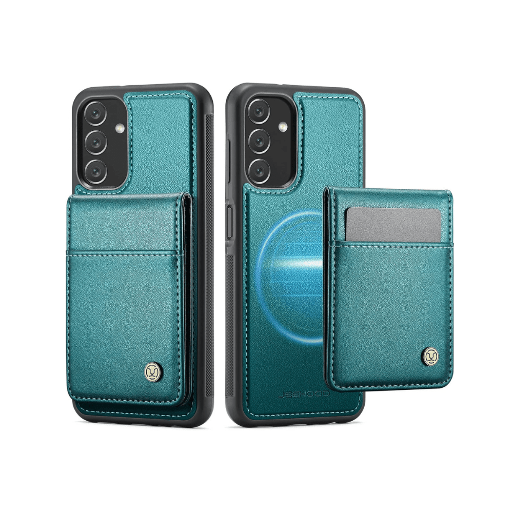 Pario Magnetic Leather Wallet Case For Galaxy A Series With Detachable Card Holder - Astra Cases