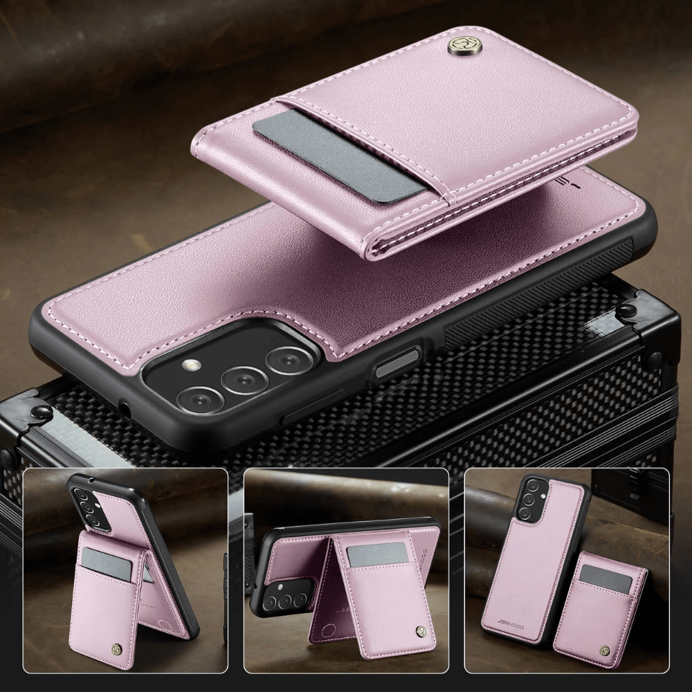 Pario Magnetic Leather Wallet Case For Galaxy A Series With Detachable Card Holder - Astra Cases