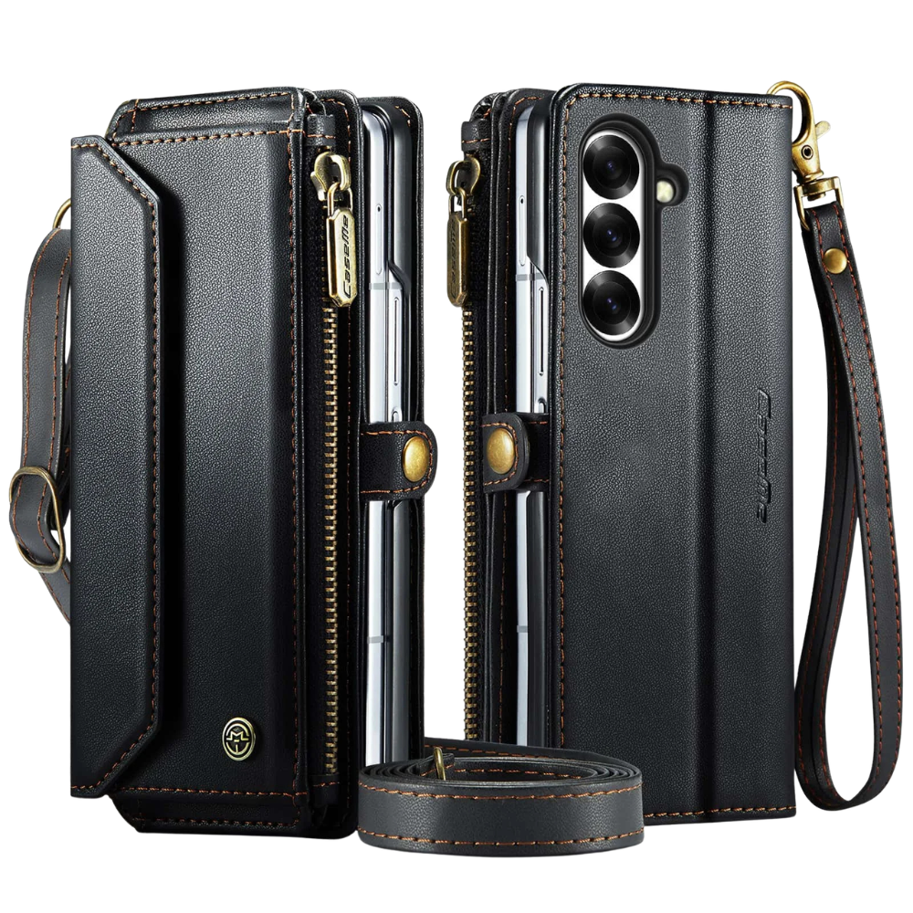 Rectus RFID Blocking Wallet Case For Galaxy Z Fold With Pen Holder Slot