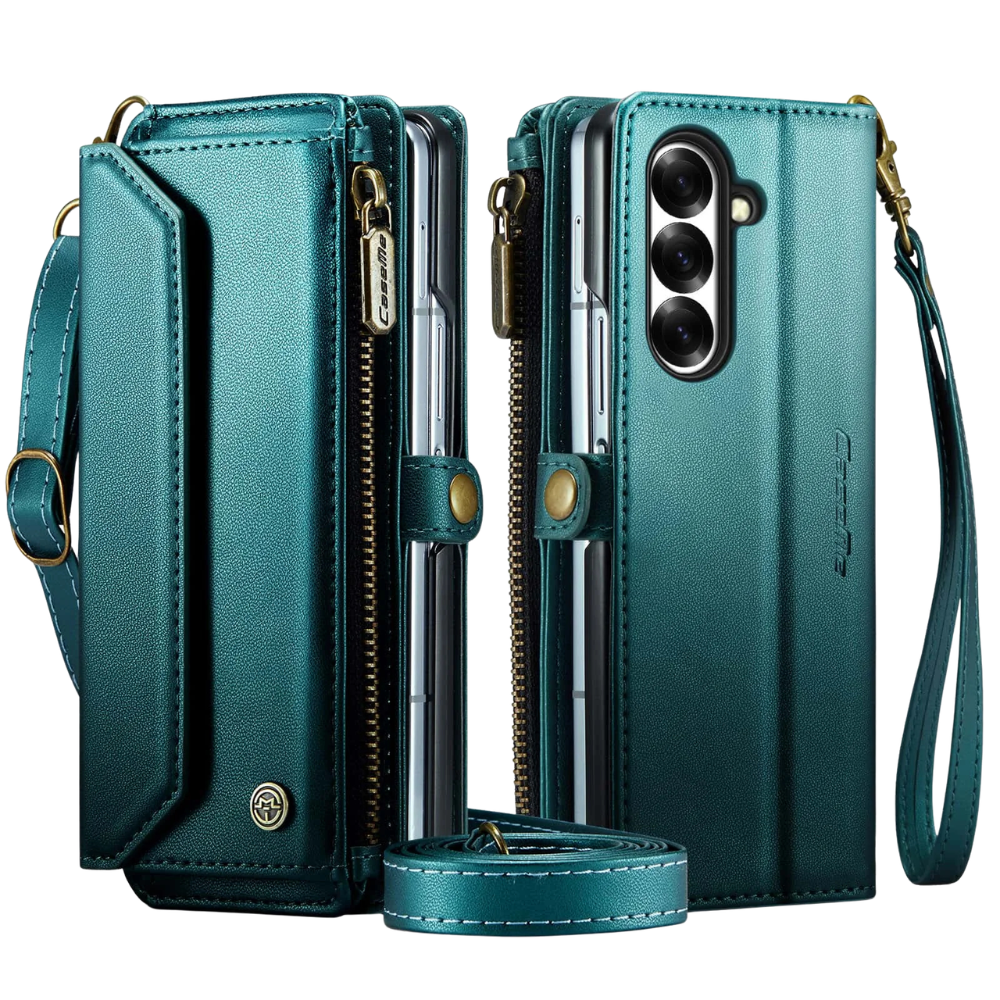 Rectus RFID Blocking Wallet Case For Galaxy Z Fold With Pen Holder Slot