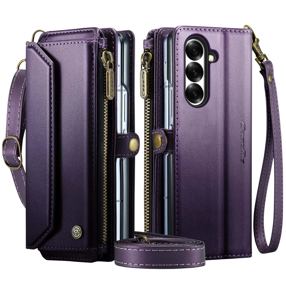 Rectus RFID Blocking Wallet Case For Galaxy Z Fold With Pen Holder Slot