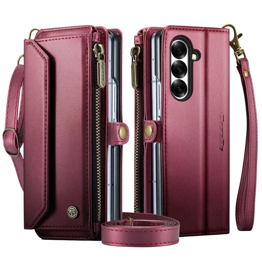 Rectus RFID Blocking Wallet Case For Galaxy Z Fold With Pen Holder Slot