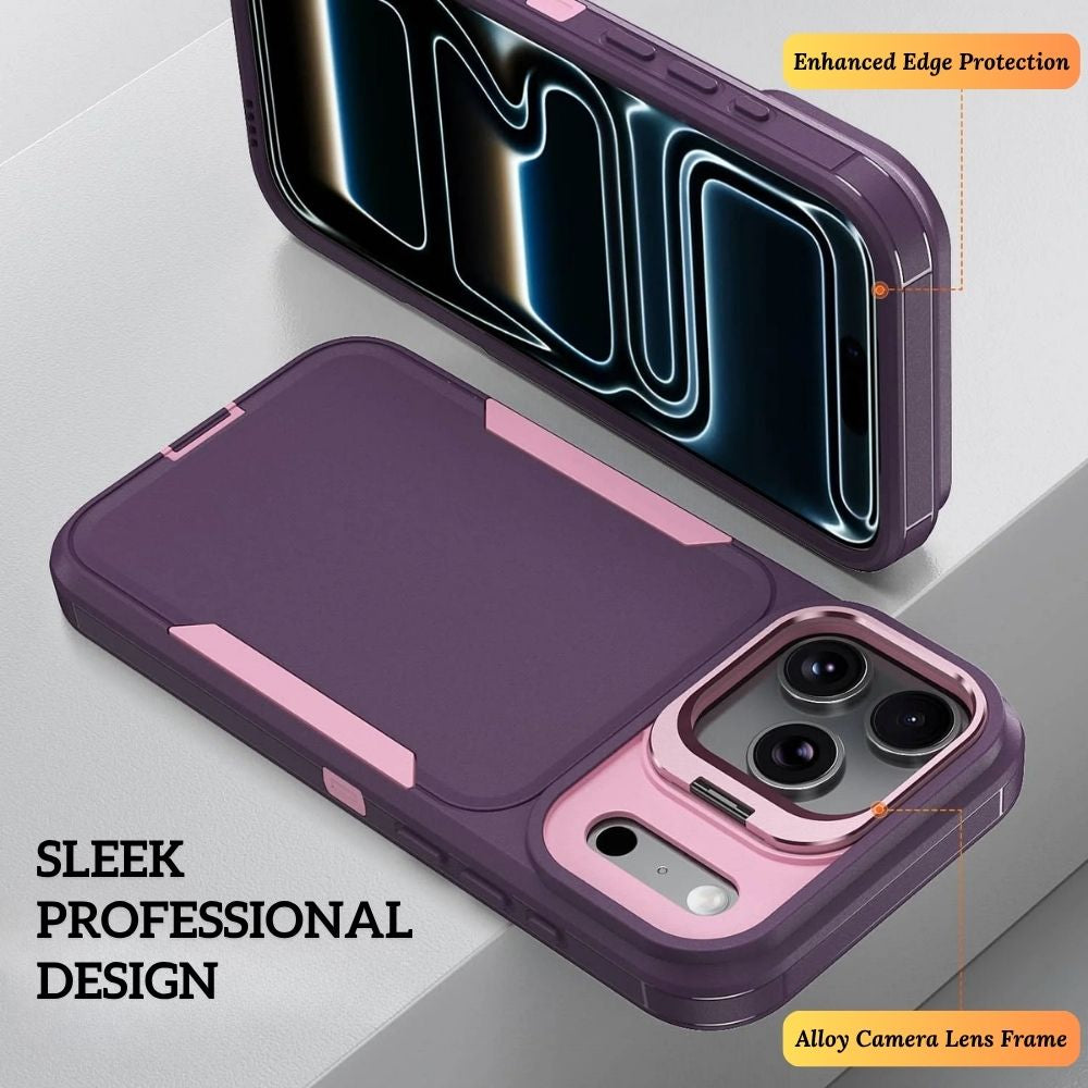 Silex Heavy Duty Shockproof iPhone Case With Kickstand - Astra Cases