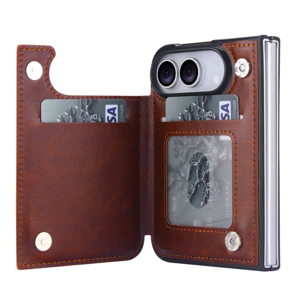 Vistor Leather Flip Wallet Case For iPhone 17-18 Series