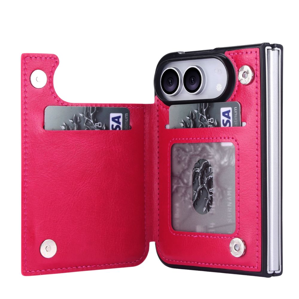 Vistor Leather Flip Wallet Case For iPhone 17-18 Series