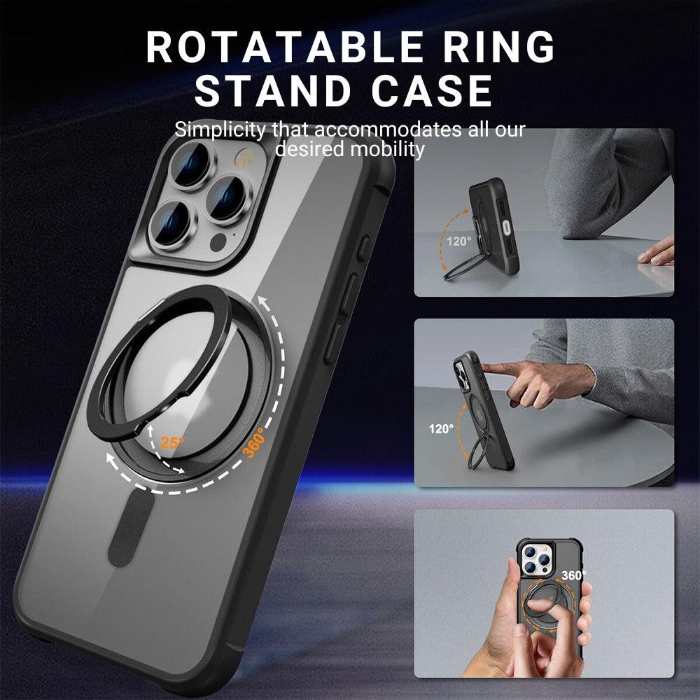 Creo Shockproof iPhone Case With 360° Rotatable Magnetic Ring - Astra Cases SG