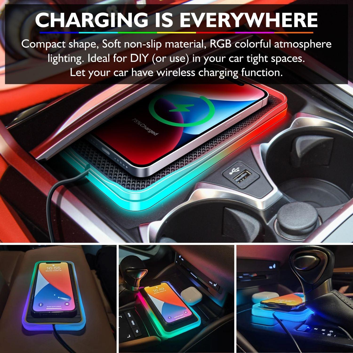 Converti Fast Charging Wireless Charging Pad With RGB LED - Astra Cases SG